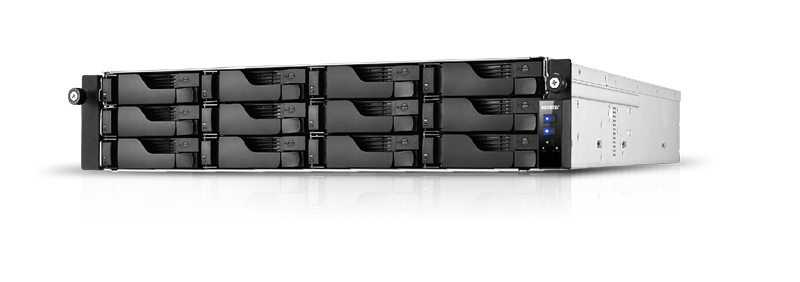AS6512RD NAS Bastidor (2U) Intel Atom® C3538 8 GB DDR4 0 TB ADM Negro