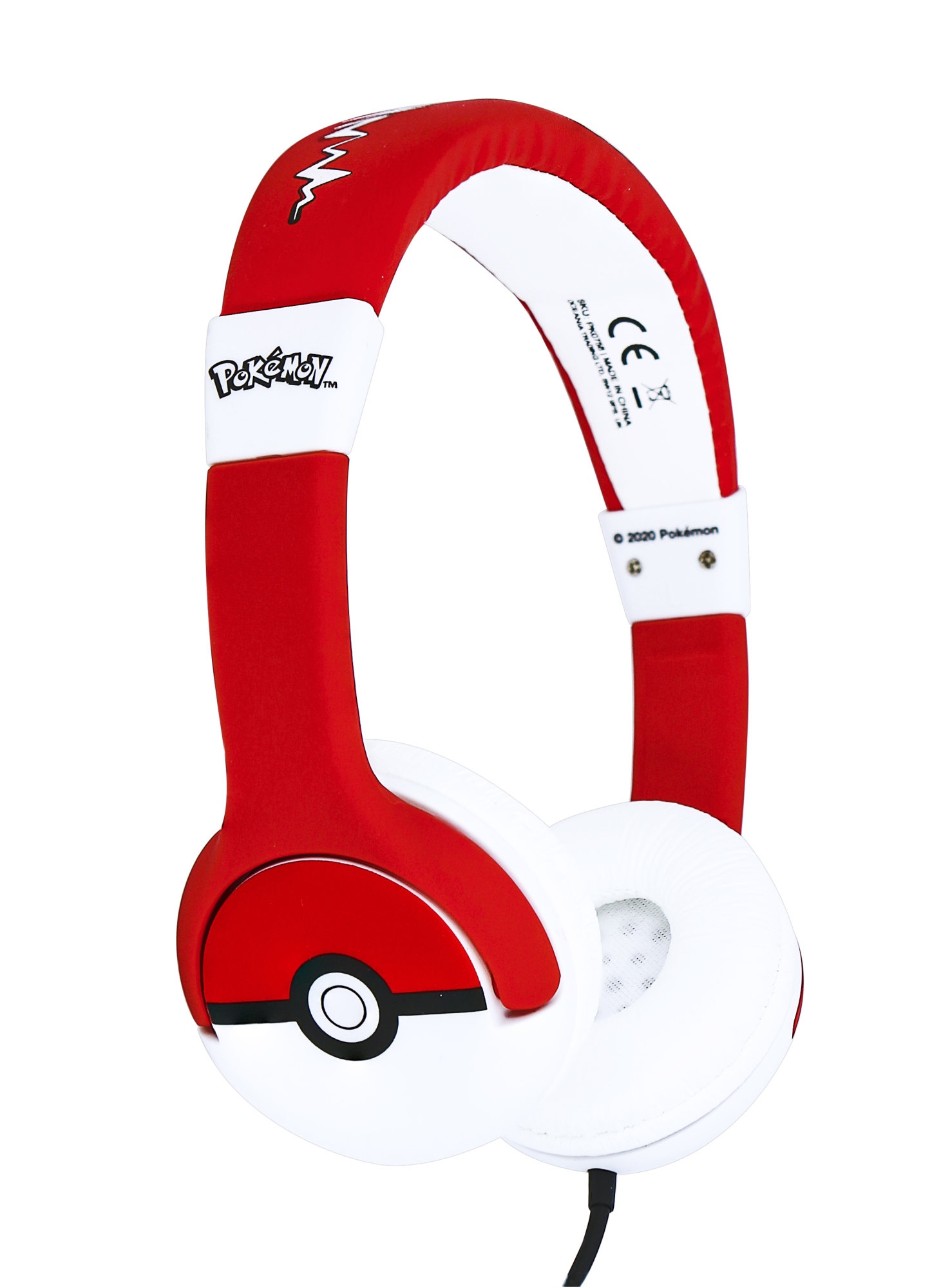 Pokémon Pokéball Auriculares Alámbrico Diadema Música Rojo