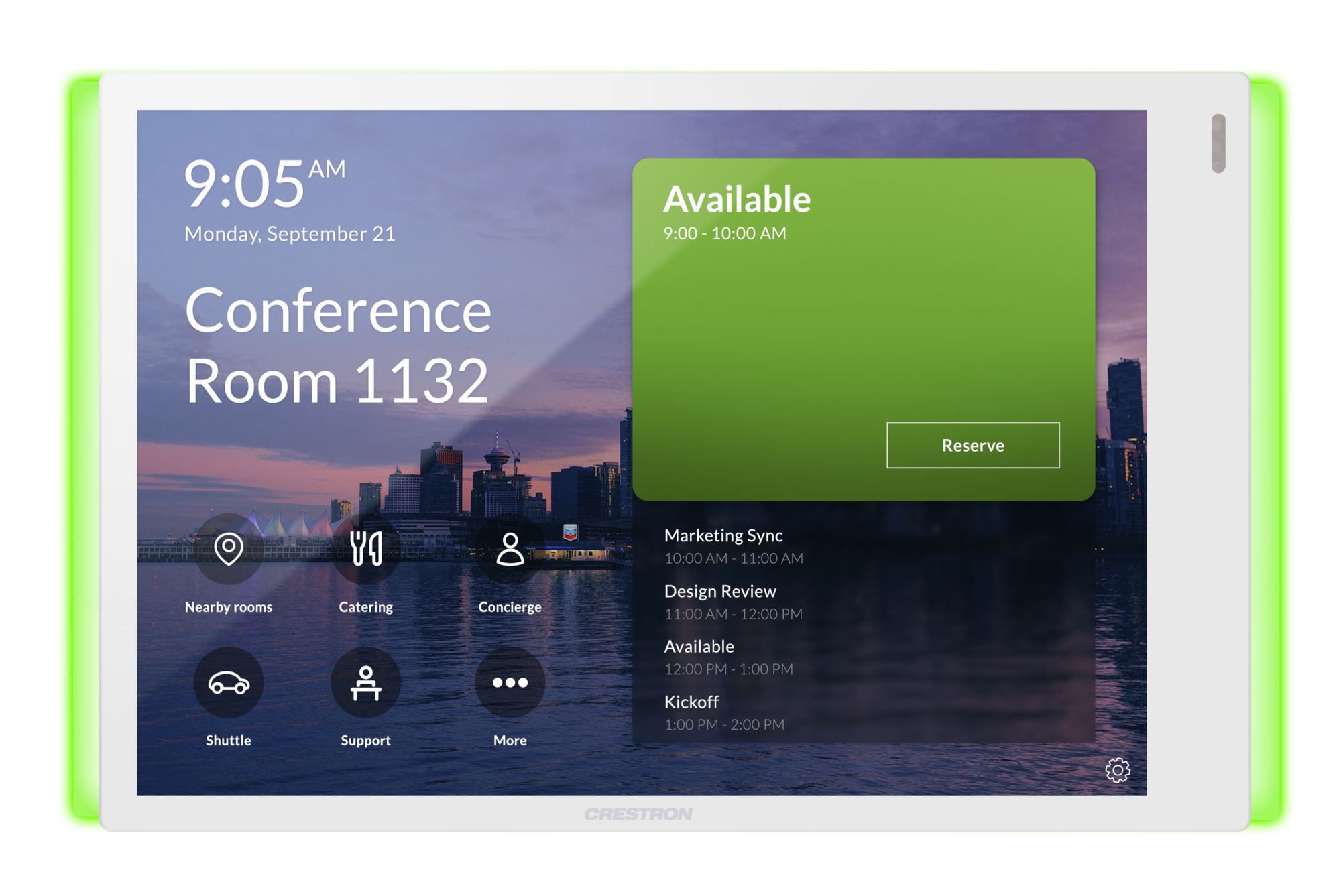 TSS-770-T-W-S-LB KIT pantalla para sala de reuniones 17,8 cm (7") 1280 x 800 Pixeles 802.11a, 802.11b, 802.11g, Wi-Fi 4 (802.11n), Wi-Fi 5 (802.11ac) Plástico