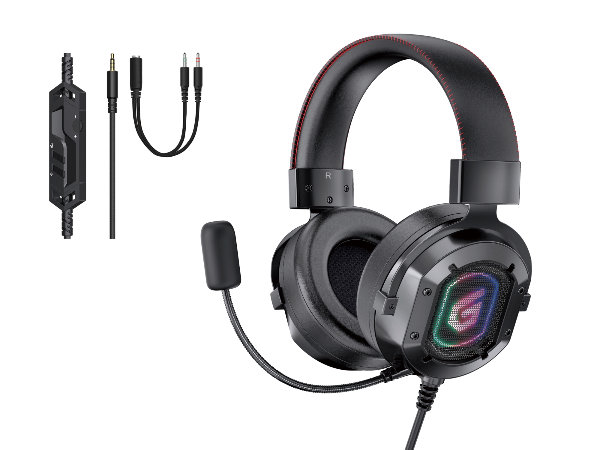 ATHAN03B auricular y casco Auriculares Alámbrico Diadema Juego Negro