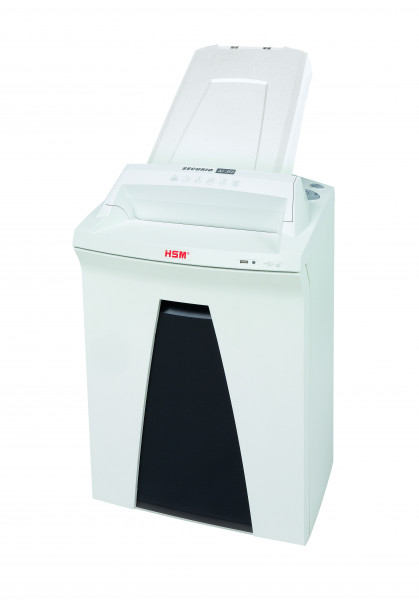 Securio AF350 triturador de papel Corte en partículas 56 dB 3 cm Negro, Blanco