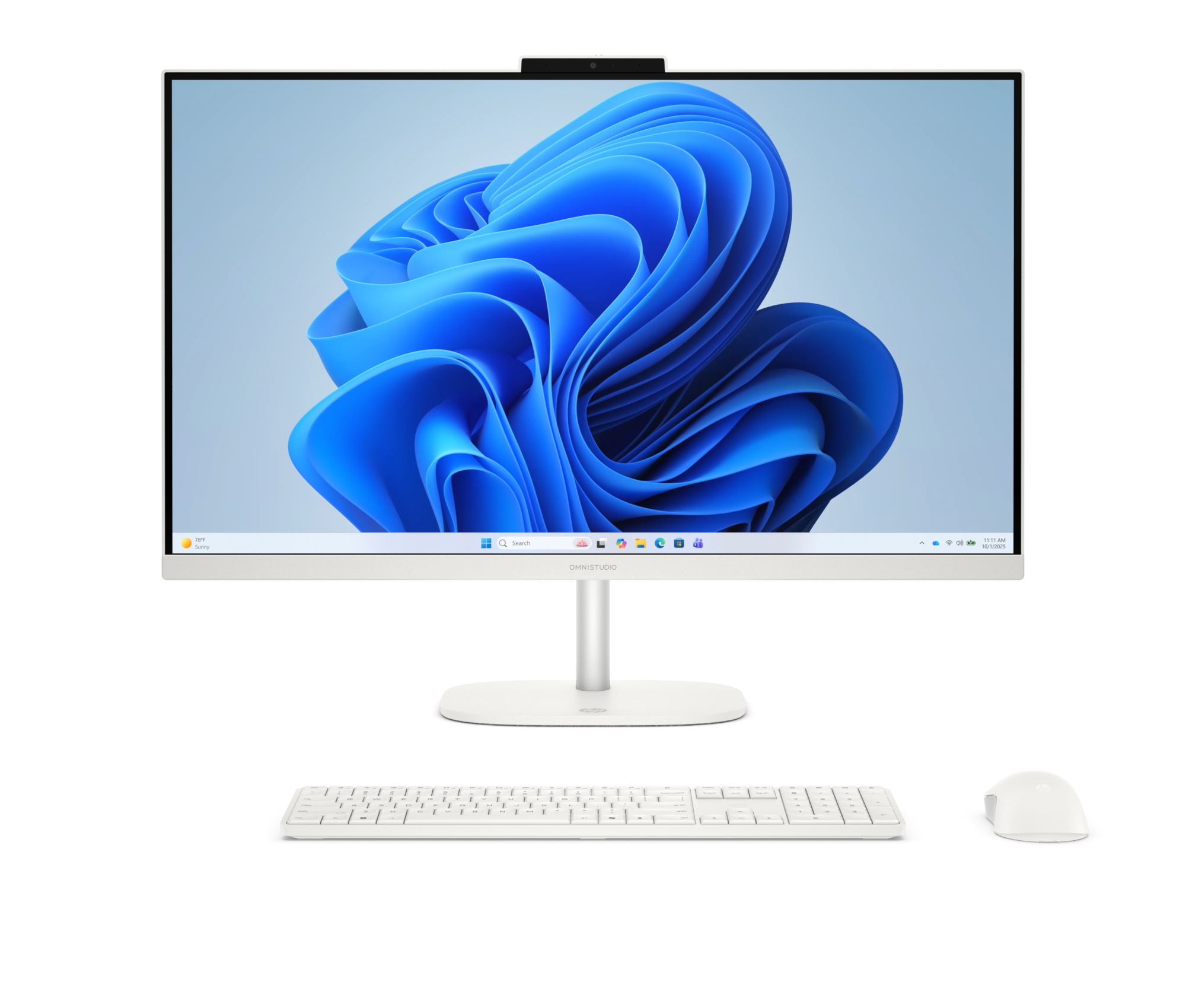 OmniStudio All-in-One Desktop 27-cu0025ns PC Intel Core 5 210H 68,6 cm (27") 1920 x 1080 Pixeles 16 GB DDR5-SDRAM 1 TB SSD Windows 11 Home Wi-Fi 6 (802.11ax) Blanco