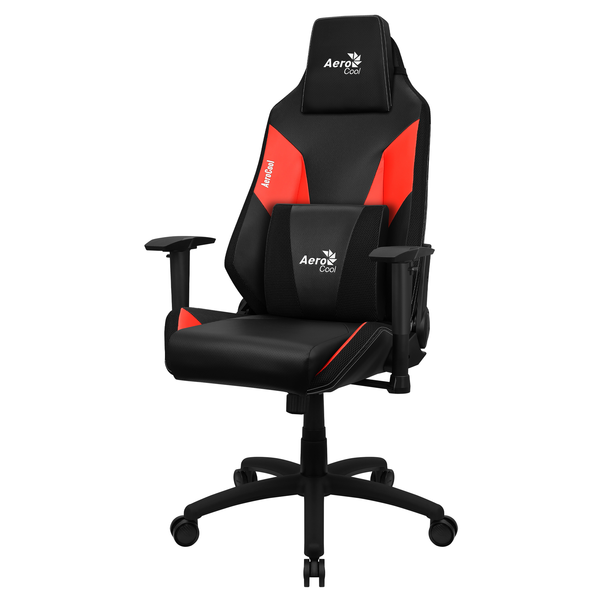 ADMIRALBR Silla Gaming Profesional, Cojines Acolchados, Tecnología Air, Negro/Rojo