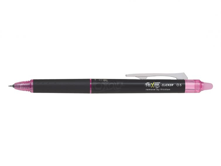 FriXion Point Clicker Fino Bolígrafo de gel de punta retráctil Rosa 1 pieza(s)