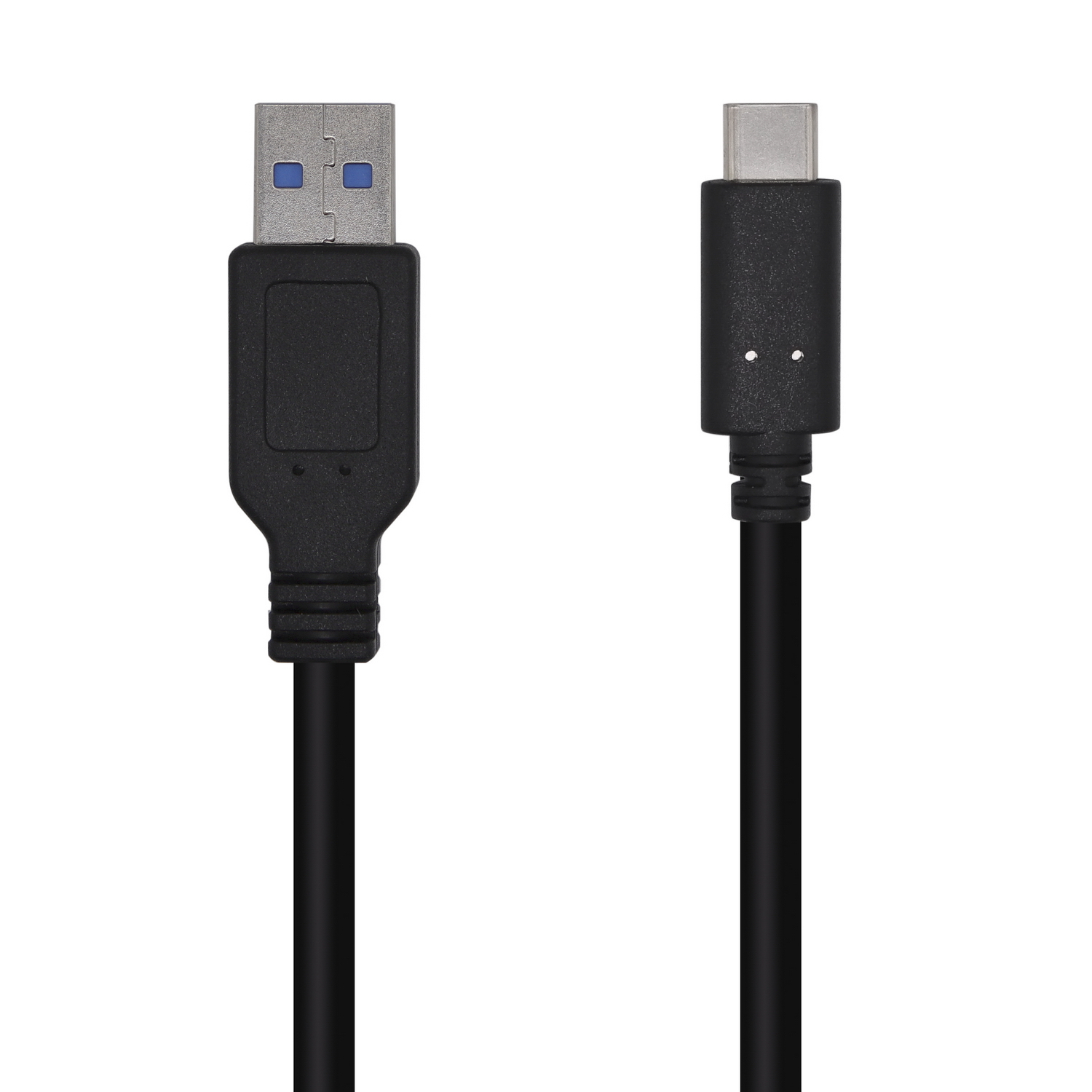 Cable USB 3.1 Gen 2 10 Gbps 3 A, Tipo C/M-A/M, Negro, 1.5m