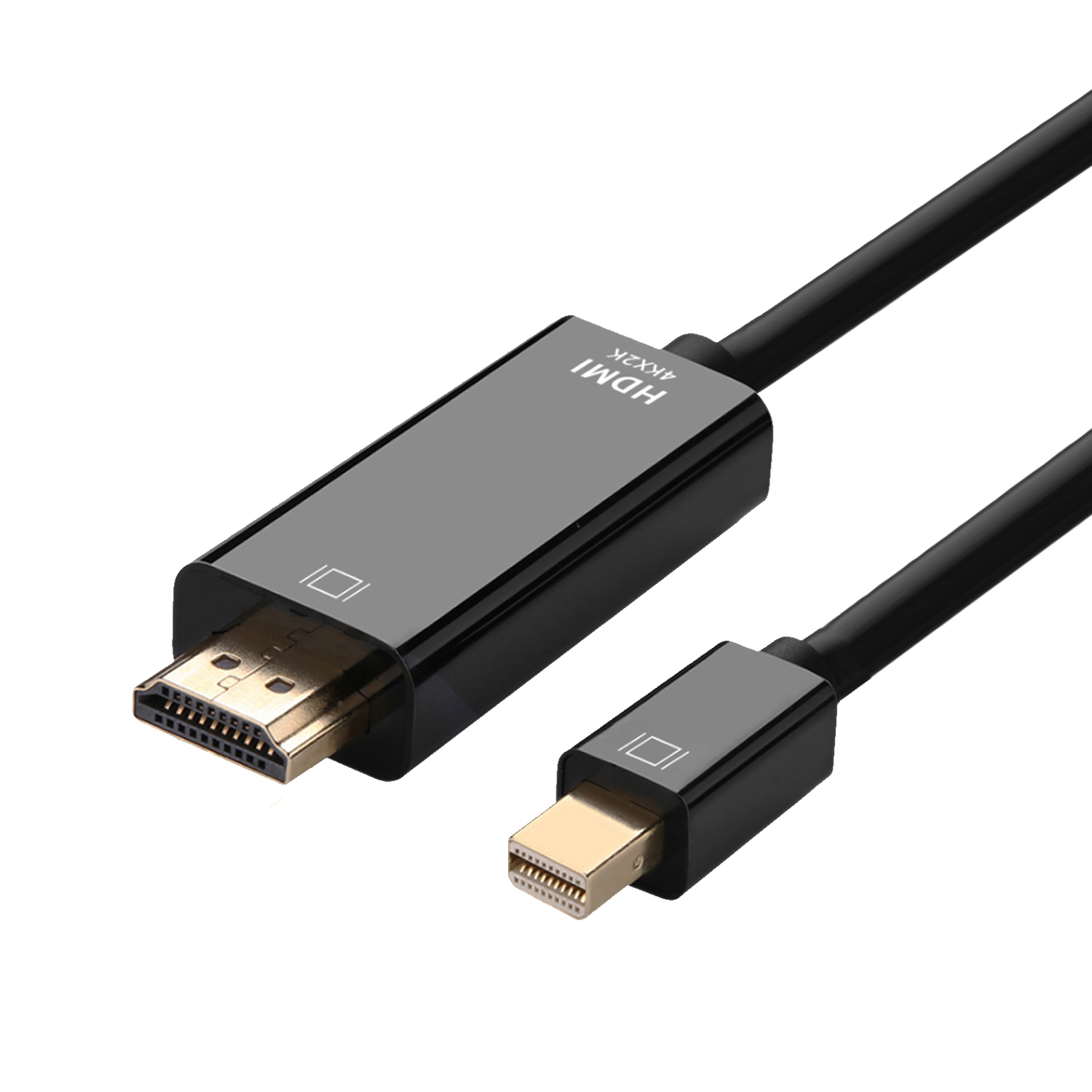 CABLE CONVERSOR MINI DP A HDMI, MINI DP/M-HDMI/M, NEGRO, 2.0M