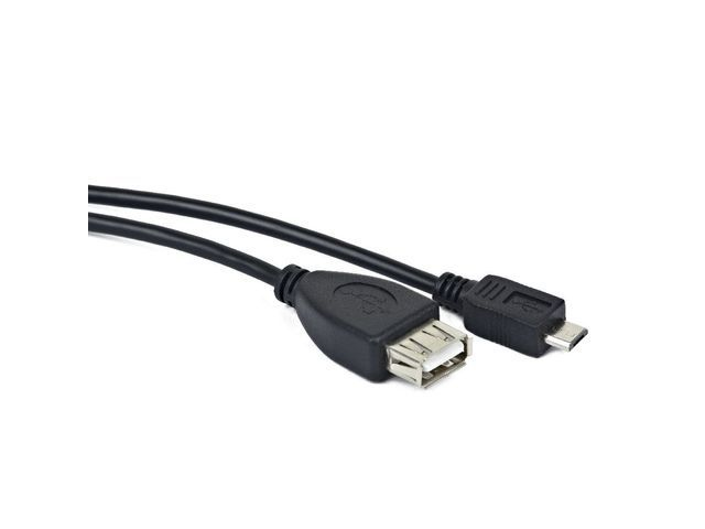 OEM-0006 cable USB USB 2.0 0,15 m USB A Micro-USB B Negro