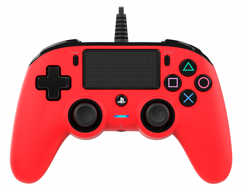 PS4OFCPADRED mando y volante Rojo USB Gamepad Analógico/Digital PC, PlayStation 4