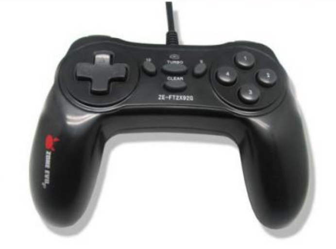 ZE-FT2X92G mando y volante Negro USB Gamepad Analógico/Digital PC
