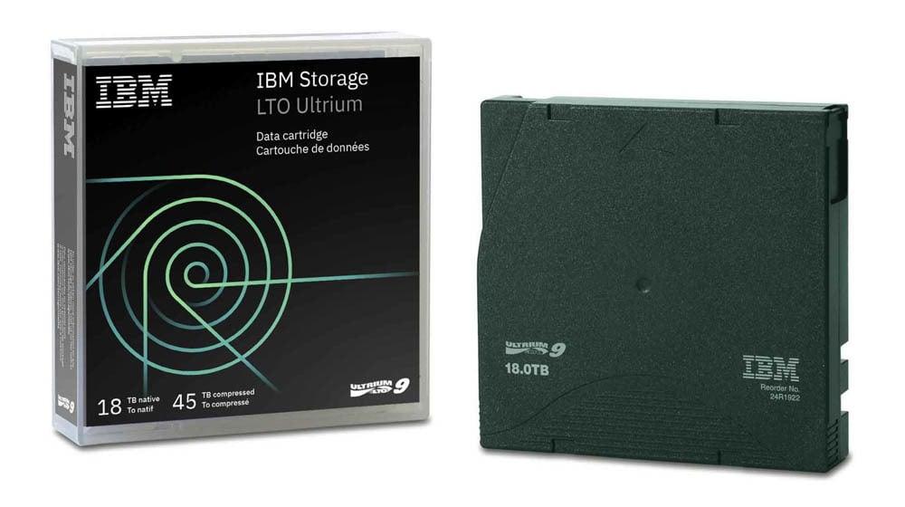 02XW568 Cinta de datos virgen 18 TB LTO