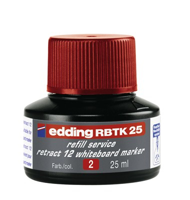 RBTK 25 recambio para marcador Rojo 25 ml 1 pieza(s)