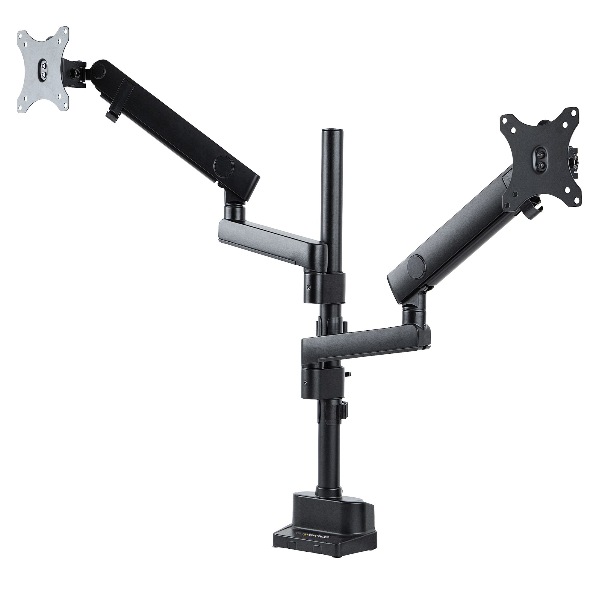 Brazo de Escritorio para Dos Pantallas - Brazo Articulado para Monitor - Soporte VESA para 2 Monitores hasta 32" (8kg) - Ajustable en Altura - Grommet o Abrazadera - con Resorte