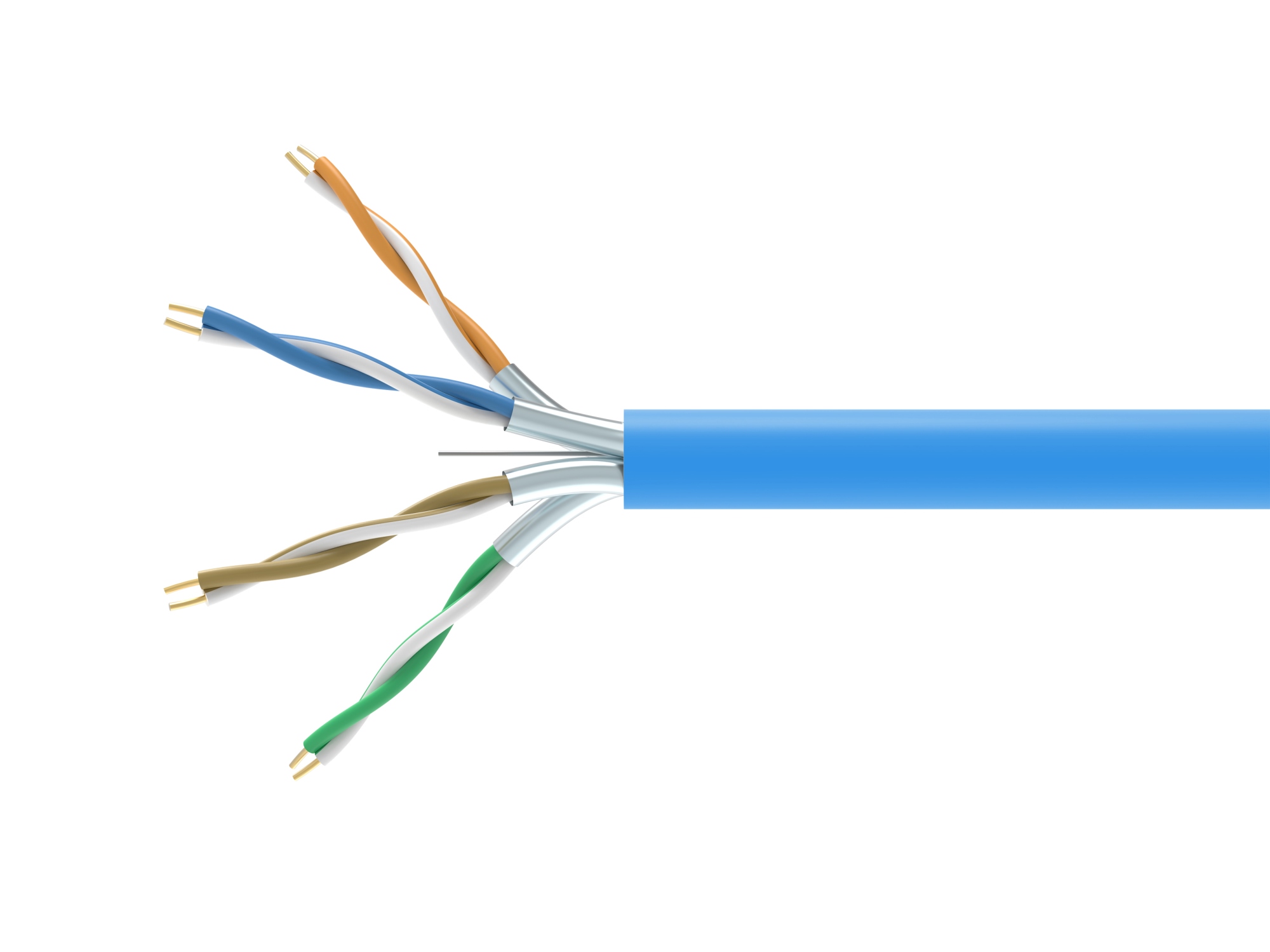 404546 cable de red Azul 305 m Cat6a U/FTP (STP)