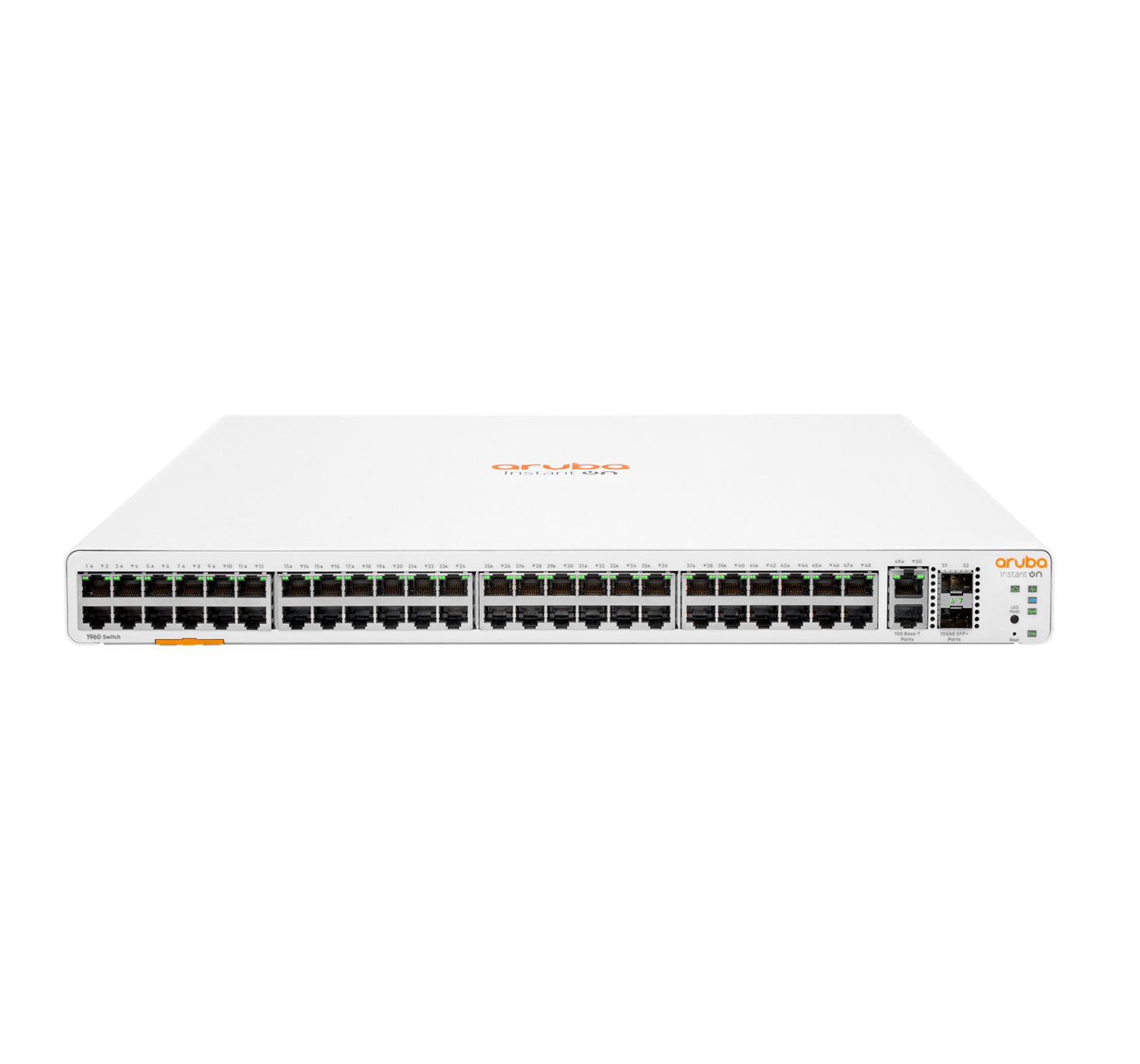 Aruba Networking Instant On 1960 48G 2XGT 2SFP+ Gestionado L2+ Gigabit Ethernet (10/100/1000) 1U Blanco