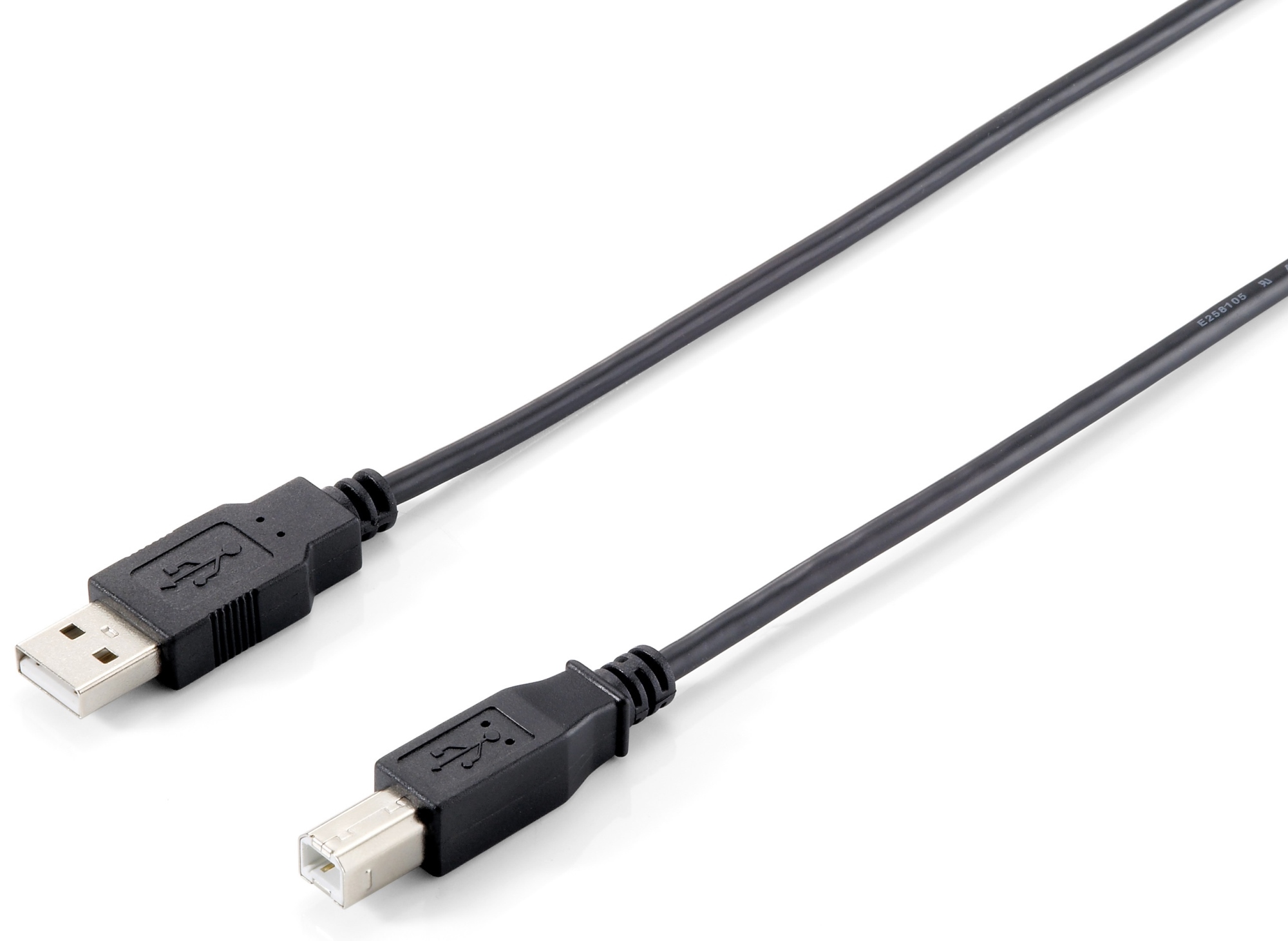 128860 Cable USB 2.0 Tipo A a Tipo B, 1,8 m , Negro