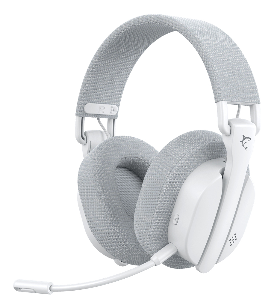 FIRECREST Auriculares Inalámbrico y alámbrico Diadema Juego USB Tipo C Bluetooth Blanco, Gris