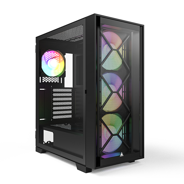 AIR 1000 PREMIUM Midi Tower Negro
