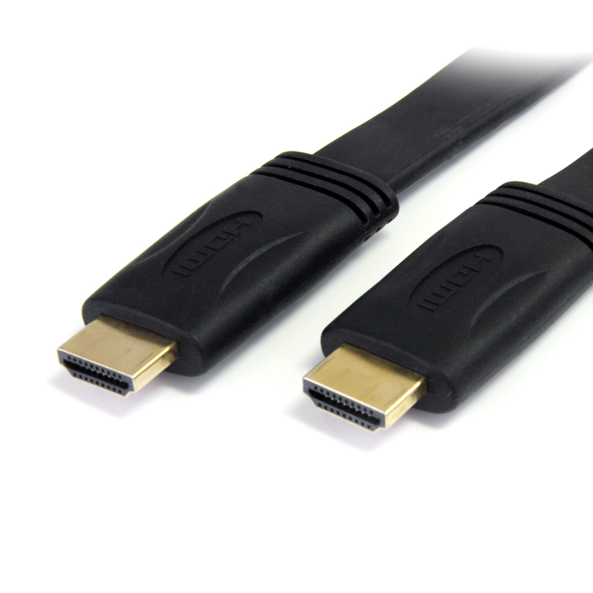 Cable HDMI de Alta Velocidad con Ethernet Plano de 1,8m - Ultra HD 4k x 2k - HDMI a HDMI Macho - Cable Plano