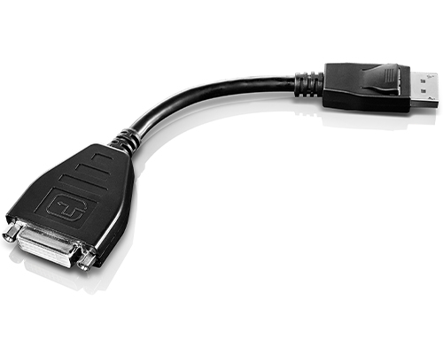 45J7915 adaptador de cable de vídeo 0,2 m DVI-D DisplayPort Negro