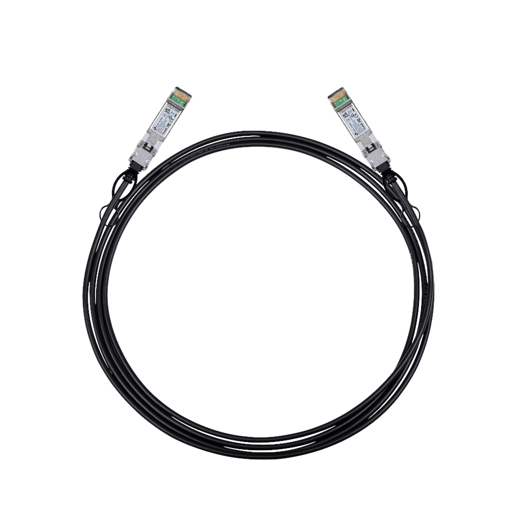 Omada SM5220-3M Cable de fibra óptica e InfiniBand SFP+ DAC Negro
