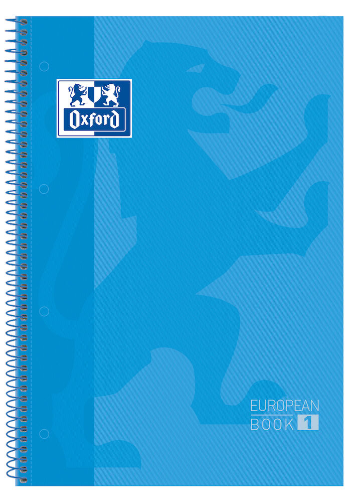 Europeanbook 1 cuaderno y block A4+ 80 hojas Azul