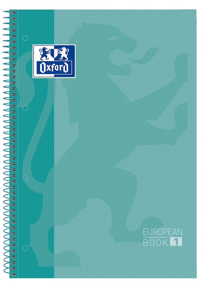 Europeanbook 1 cuaderno y block A4+ 80 hojas Color menta