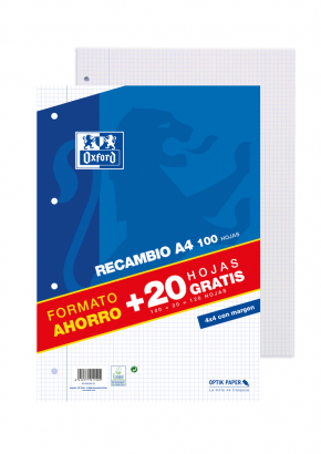 400058179 papel de cuaderno 210 x 297 mm (A4) 120 hojas
