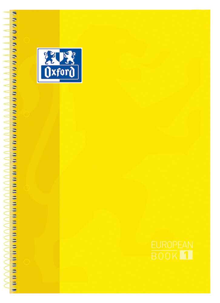 Europeanbook 1 cuaderno y block A4 80 hojas Amarillo
