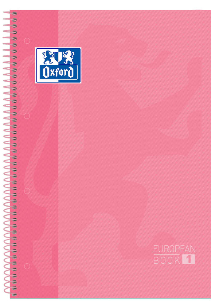 Europeanbook 1 cuaderno y block A4+ 80 hojas Rosa