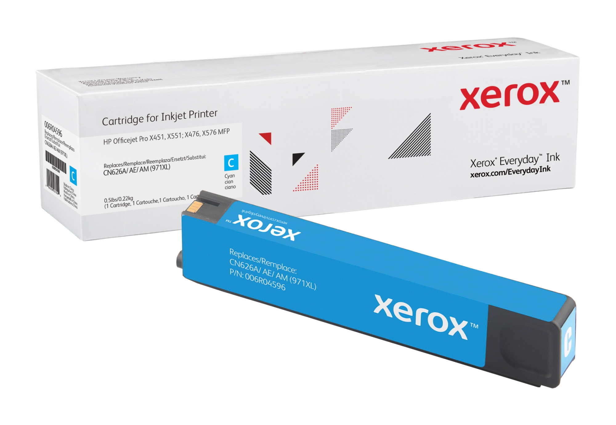 Everyday Toner Everyday Cian di Xerox compatibile con HP 971XL (CN626AE, CN626A, CN626AM), Capacidad alta