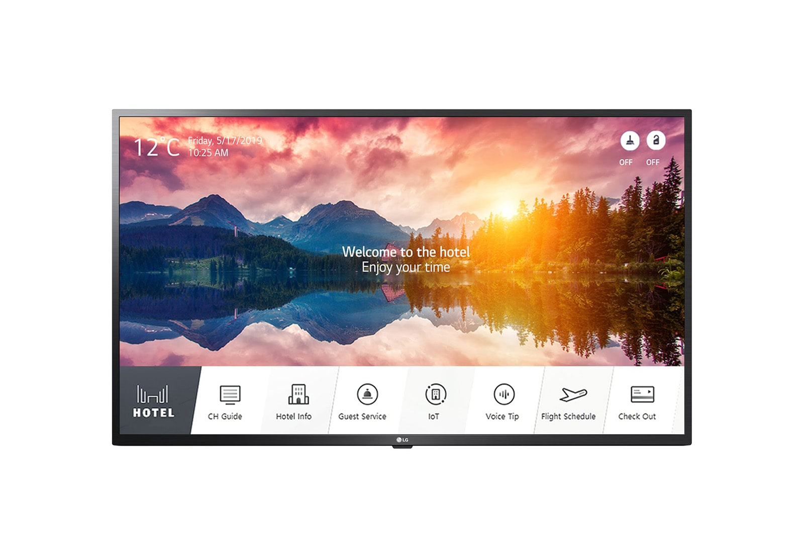 55US662H3ZC pantalla de señalización Pantalla plana para señalización digital 139,7 cm (55") LED 4K Ultra HD Negro WebOS