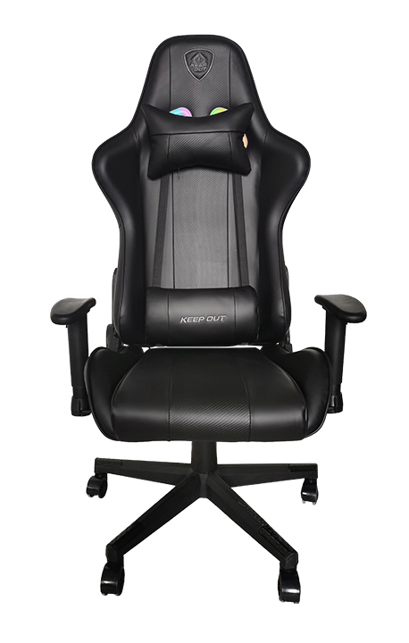 XSRGB-RACING silla para videojuegos Silla para videojuegos universal Asiento acolchado Negro
