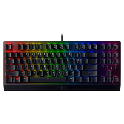 Blackwidow V3 Tenkeyless - Yellow Switch - ES teclado Juego USB Español Negro