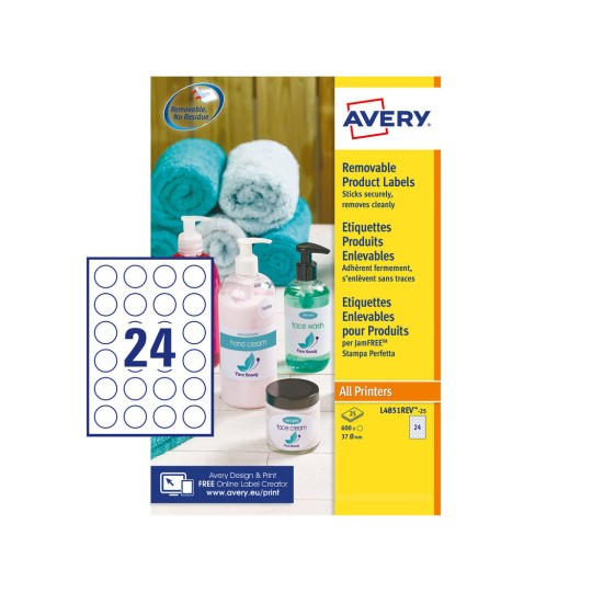 L4851REV-25 papel para impresora de inyección de tinta A4 (210x297 mm) 25 hojas Blanco