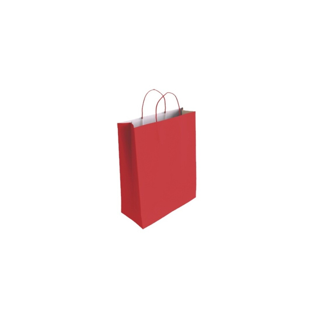329824 bolsa de papel Rojo