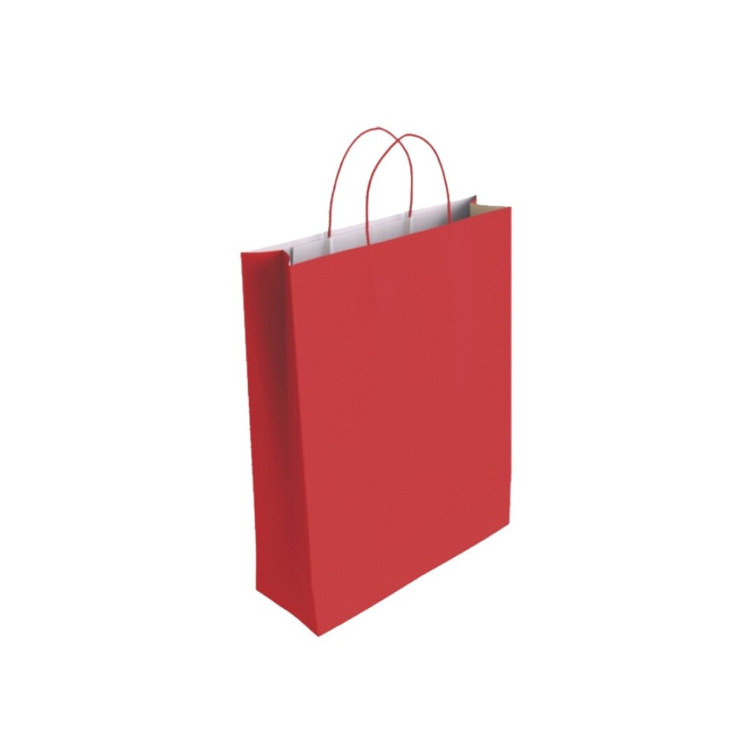329826 bolsa de papel Rojo