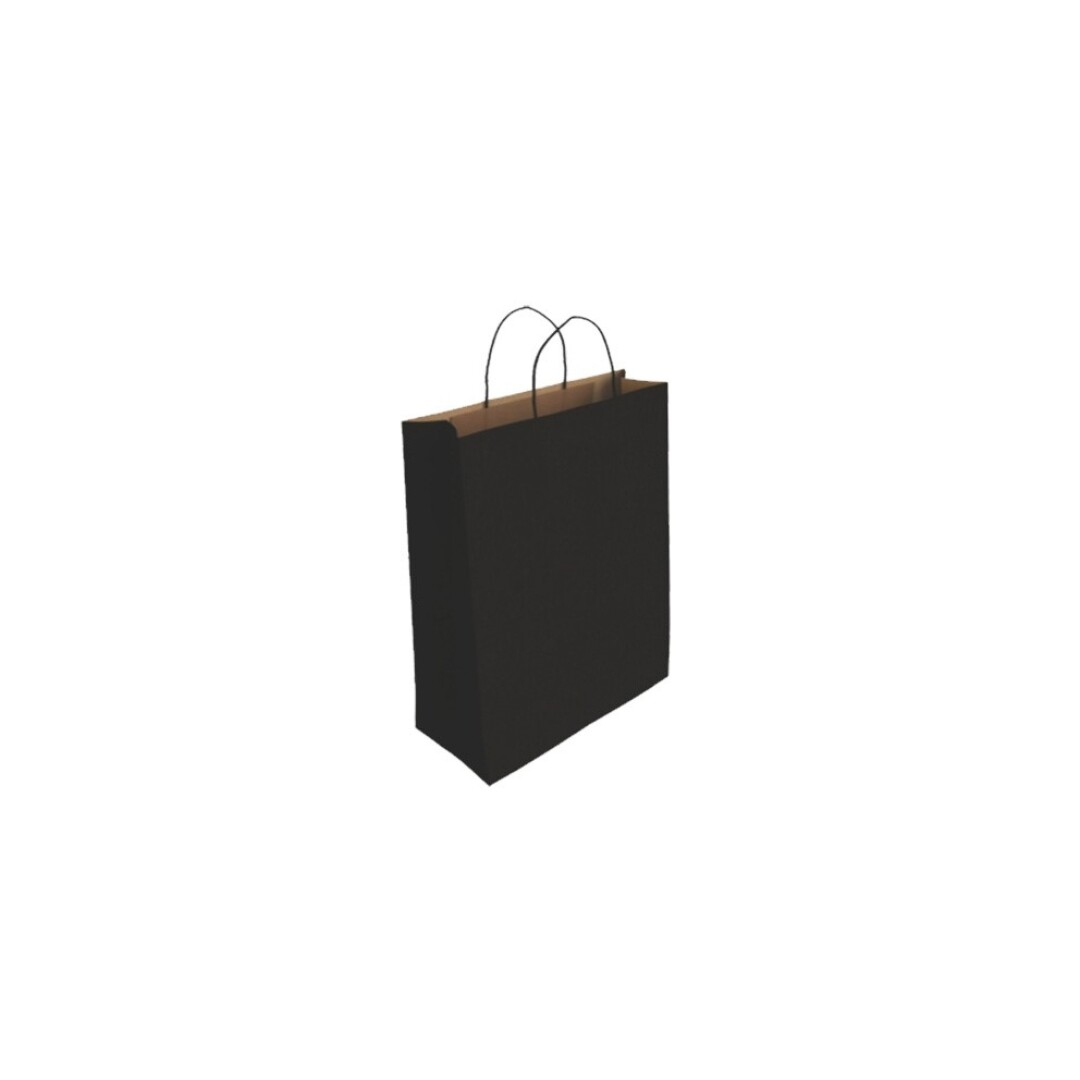 329840 bolsa de papel Negro
