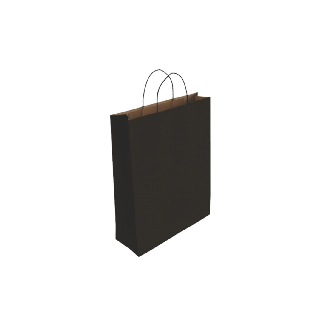 329841 bolsa de papel Negro