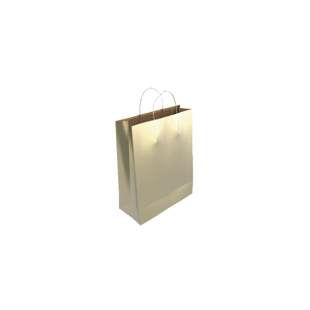 329844 bolsa de papel Oro