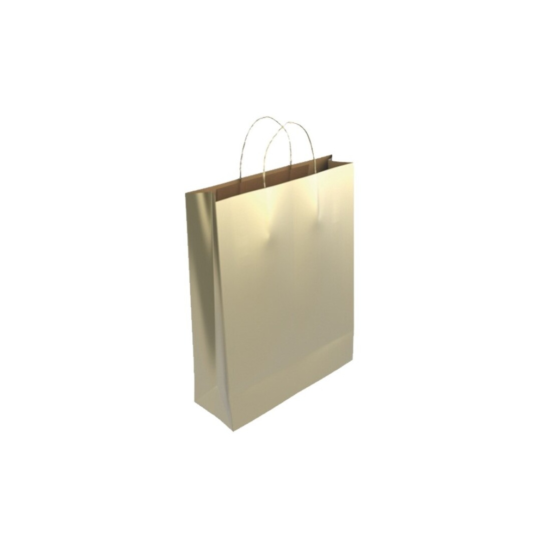 329845 bolsa de papel Oro