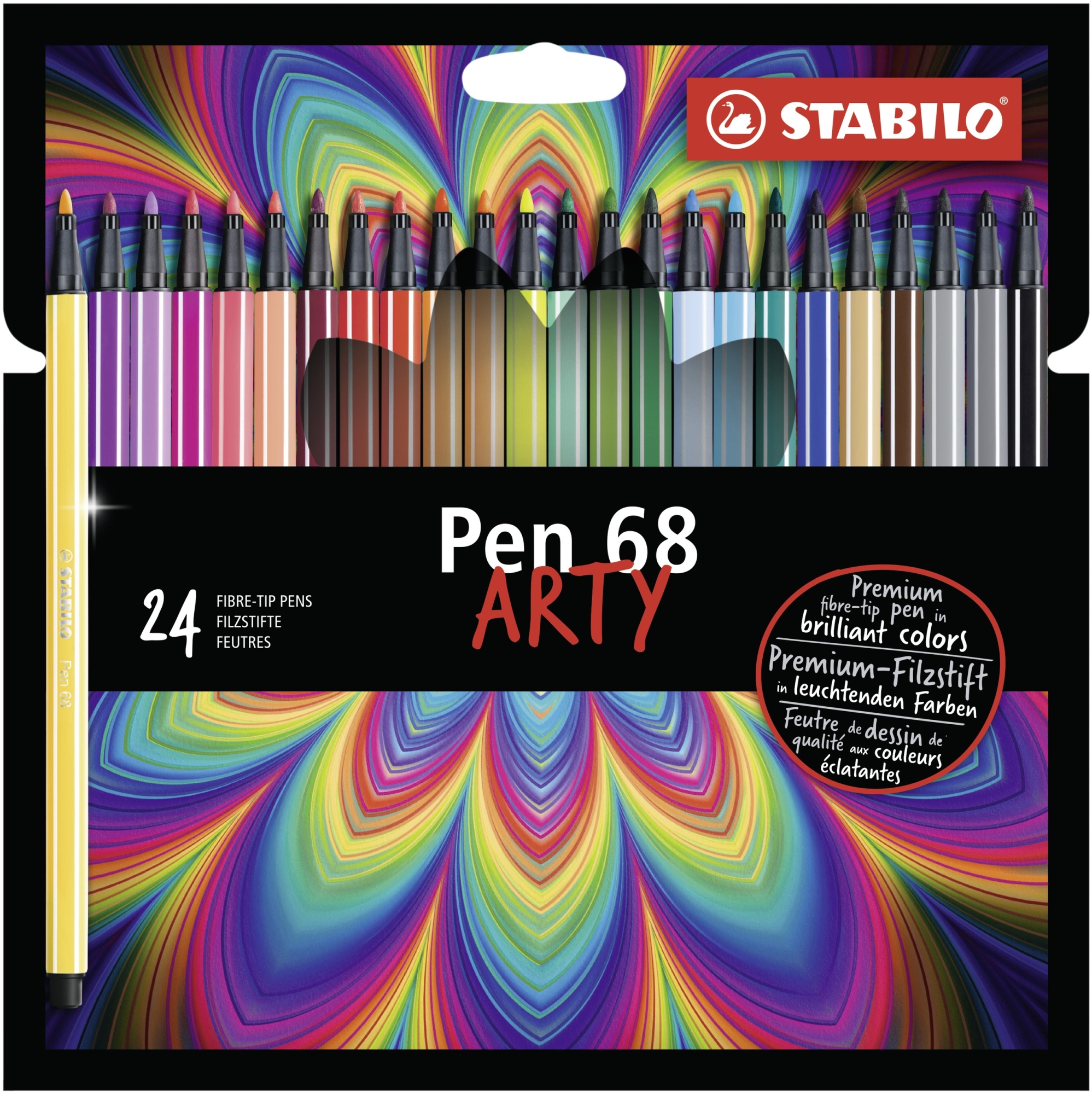 Pen 68 ARTY rotulador Multicolor 24 pieza(s) - Pack de 6 unidades 6824-1-20