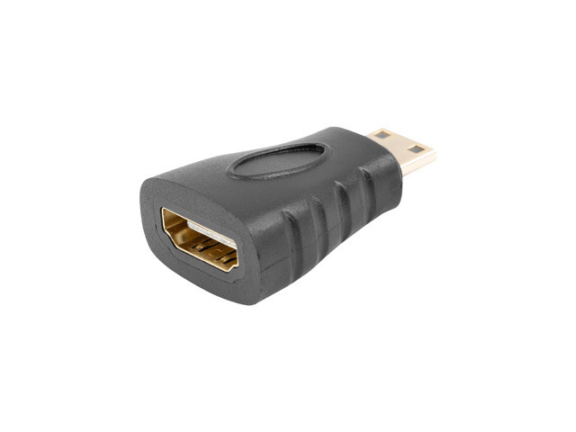 AD-0037-BK cambiador de género para cable HDMI HDMI Mini-C Negro