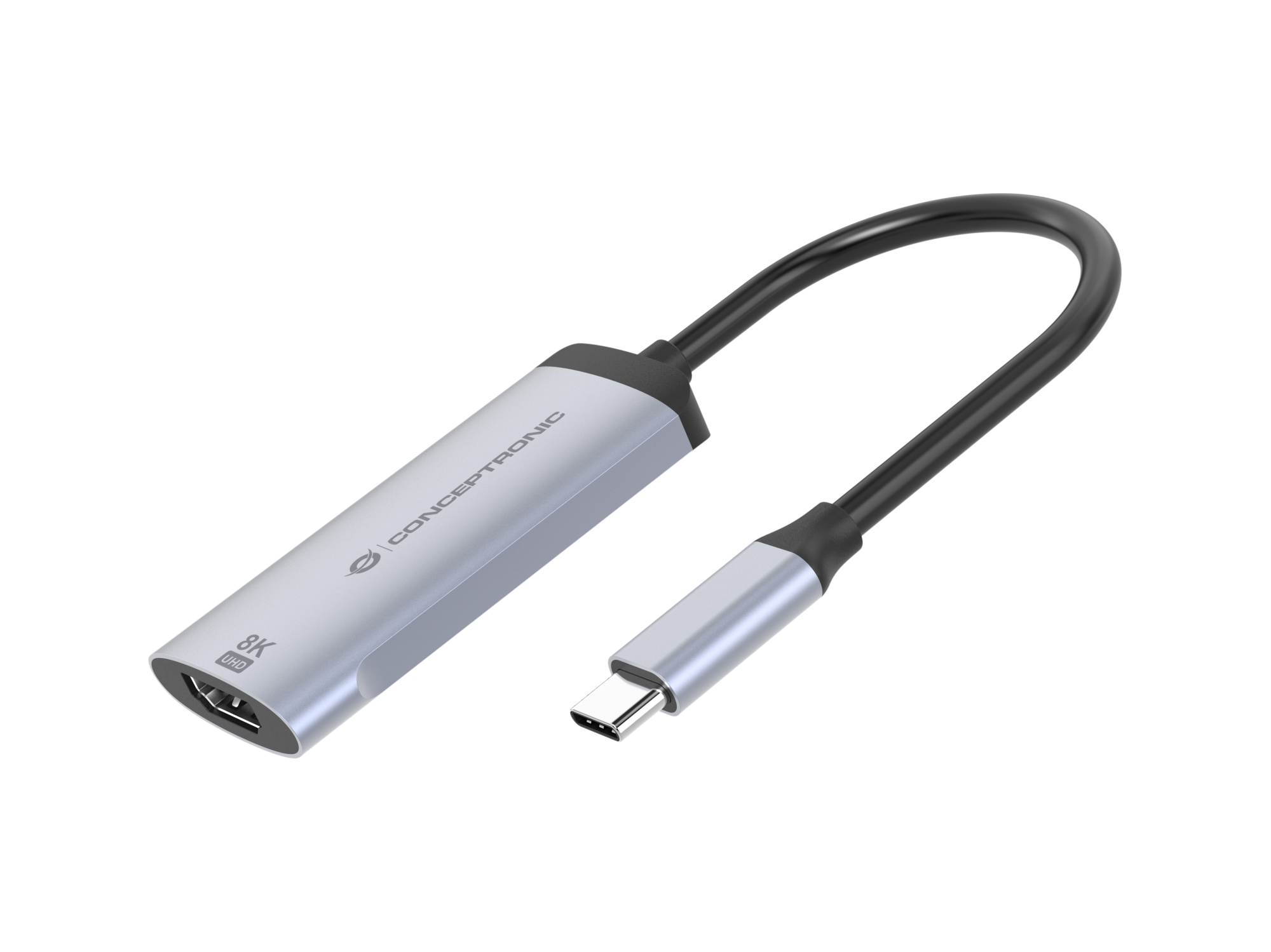 ABBY23G Adaptador gráfico USB 7680 x 4320 Pixeles Plata