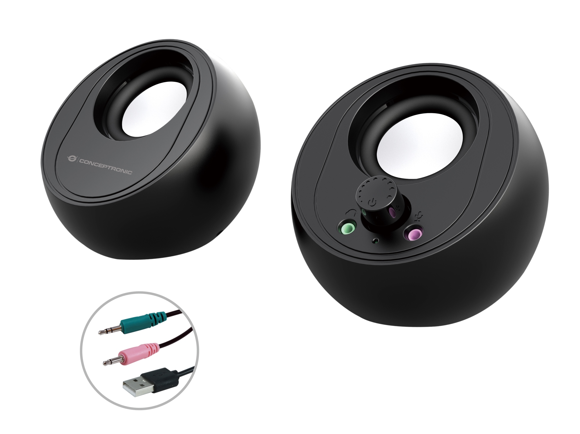 BJORN01B altavoz De 2 vías Negro Inalámbrico y alámbrico 10 W