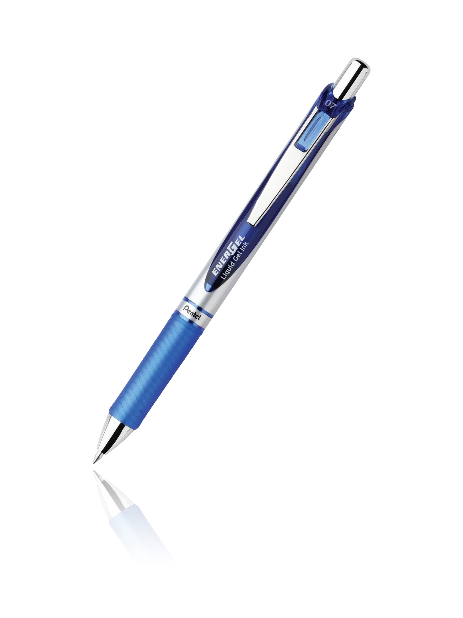 EnerGel Bolígrafo de gel de punta retráctil Azul 12 pieza(s)
