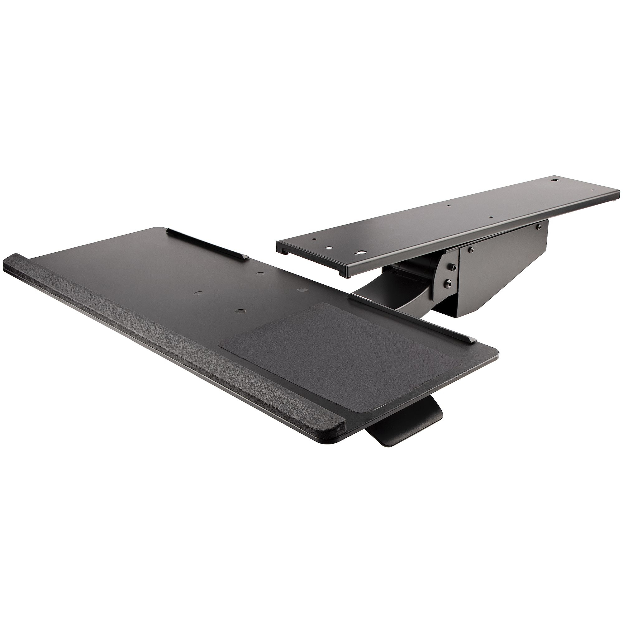 Bandeja para Teclado y Ratón para Debajo del Escritorio - de 30cm x 78cm - de Altura Ajustable - Soporte Ergonómico para Teclado y Mouse con Soporte para las Muñecas - Giro e Inclinación