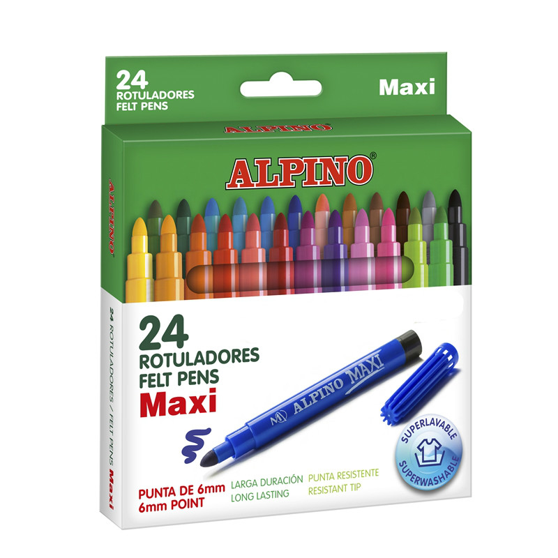 AR000007 rotulador Extra-grueso Multicolor 24 pieza(s)