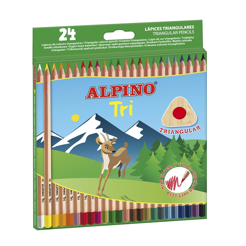 AL000129 lápiz de color Multicolor 24 pieza(s)