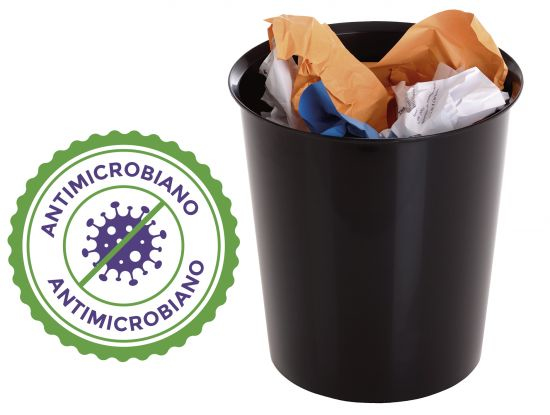 2001AM NE cubo de basura Alrededor Copolímero de polipropileno (PPC) Negro