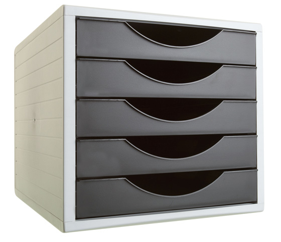 ArchivoTec Serie 4000 Negro, Gris